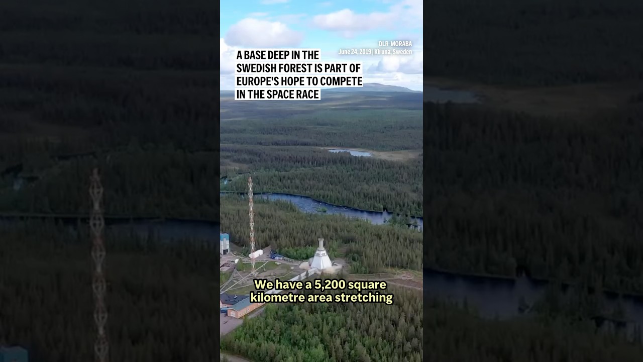 A base deep in the Swedish forest is part of Europe's hope to compete in the space race