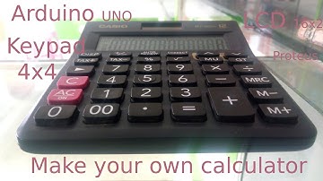 How to make your own simple calculator using arduino in proteus? #calculator #miniprojects