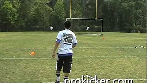 Angel Plascencia at Prokicker.com Kicking Camps