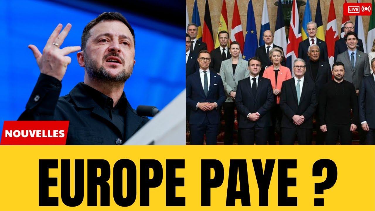 Zelensky exige que l’Europe finance l’armée ukrainienne après la guerre !📝 Description SEO