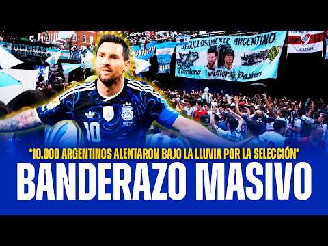 🇦🇷ARGENTINA PARALIZA ATLANTA: 10.000 HINCHAS COPARON LA CIUDAD ANTES DE ENFRENTAR A INGLATERRA