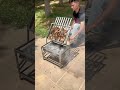 Immersive BBQ: Giant Meat Skewers!#BlazeForF1SkewerVersion #hotstyle #bbq #flipgrill #OutdoorBBQ