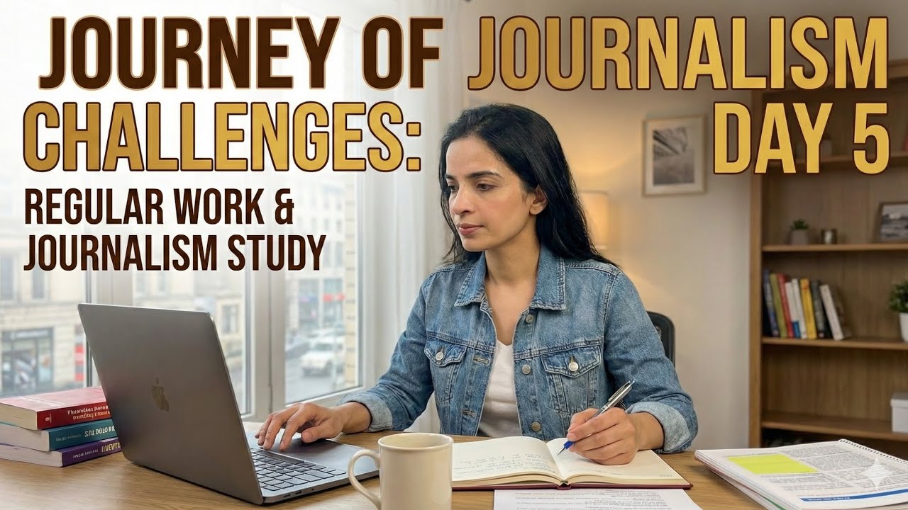 DAY 5: Starting My 365-Day  journey of Journalism Challenge! | Daily Vlogs! ​