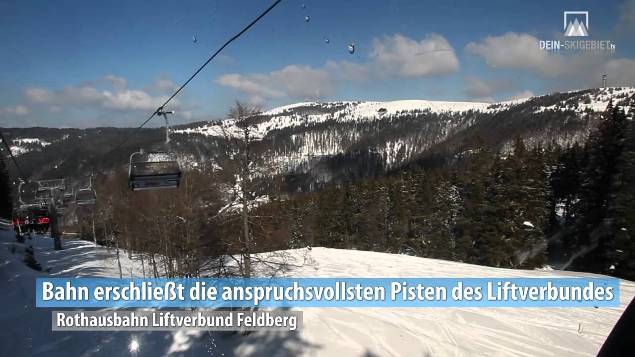 Skigebiet Feldberg, Schwarzwald: Fahrt mit der Rothausbahn