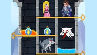Take Down Enemies Rescue Hero New Gameplay Walkthrough | Pull The Pin Mobile Game screenshot 3