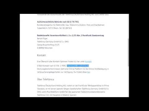 Aktuelle E-Mail-Adresse von o2 herausfinden