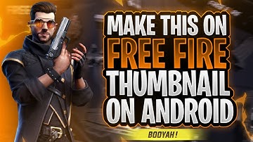 [TUTORIAL] how to make professional gaming thumbnail on android | freefire thumbnail tutorial kailon