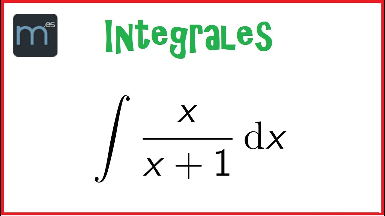 Integral Tipo Logaritmo Integral Racionales YouTube