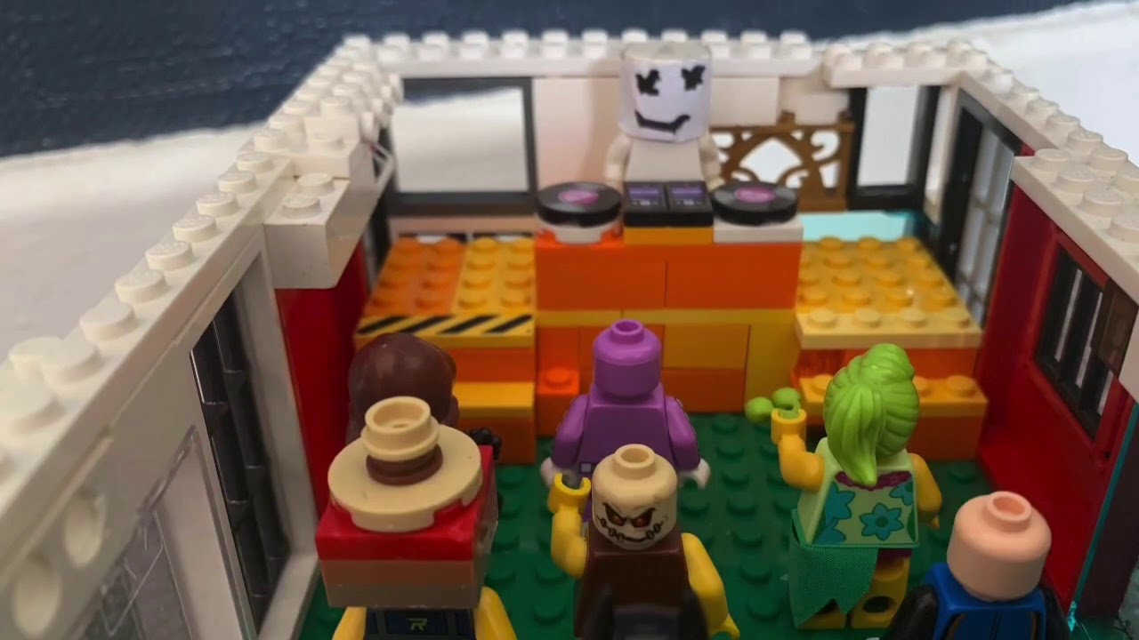Lego nightclub with Marshmello DJ’ing