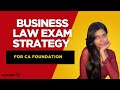 Business law exam strategy to pass your ca foundation exam . #cafoundation #exam #study #result