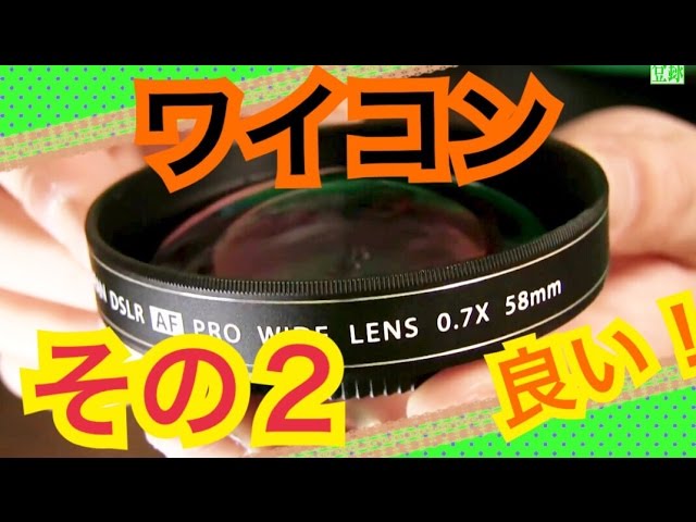 ロワジャパン　58mm 0.7倍　ワイドコンバージョンレンズ