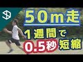 50m走を1週間で0.5秒縮めるトレーニング【シダパン】(陸上 スパイク スタート スロー 100m リレー 中学 高校)