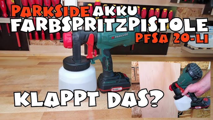 Parkside Paint Sprayer YouTube Testing 400 PFS A1 - Unboxing