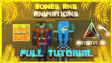 Prisma 3d full bones tutorial in hindi | Prisma 3d tutorial#prisma3dtutorial#Minecraft#animation