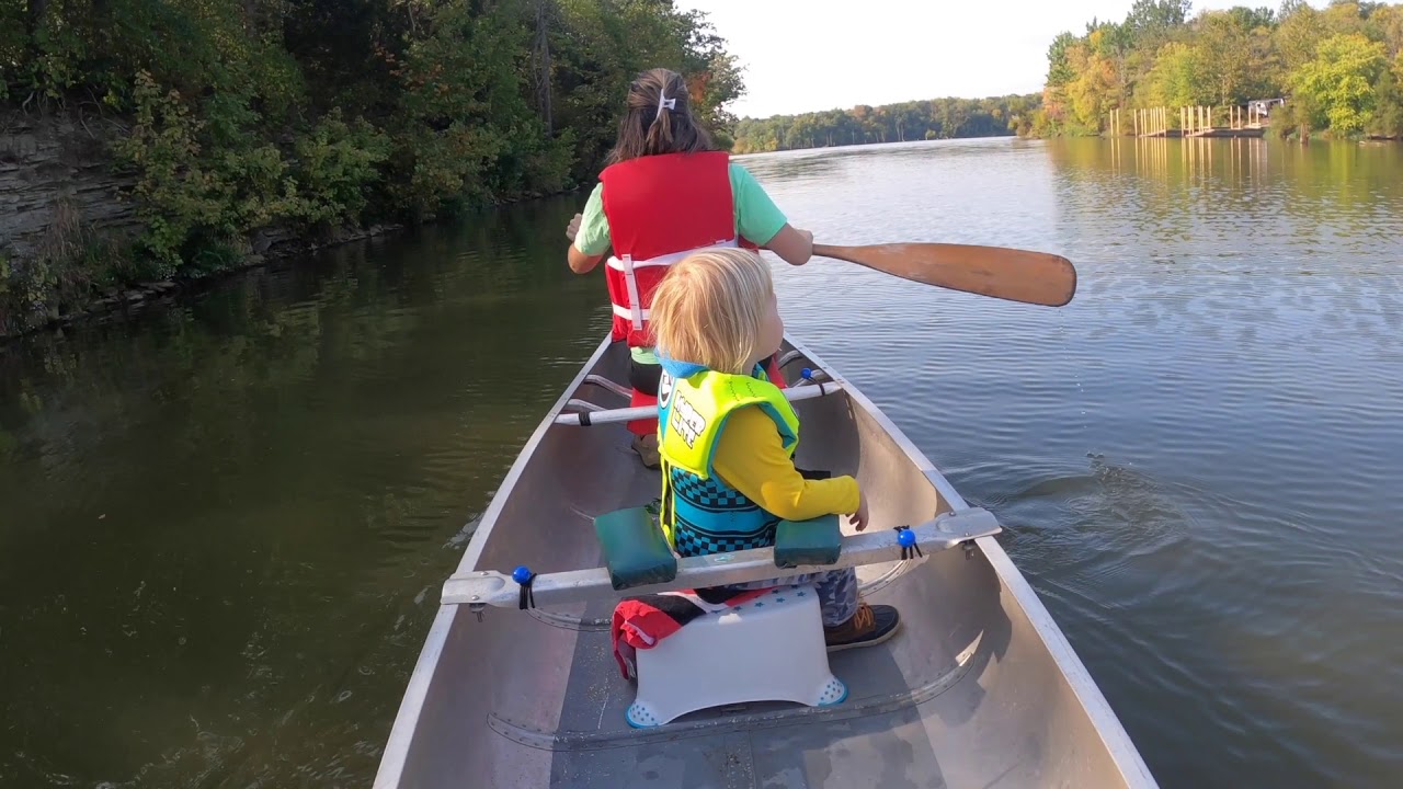 Drew's 1st Canoe Trip Ceasers Creek YouTube