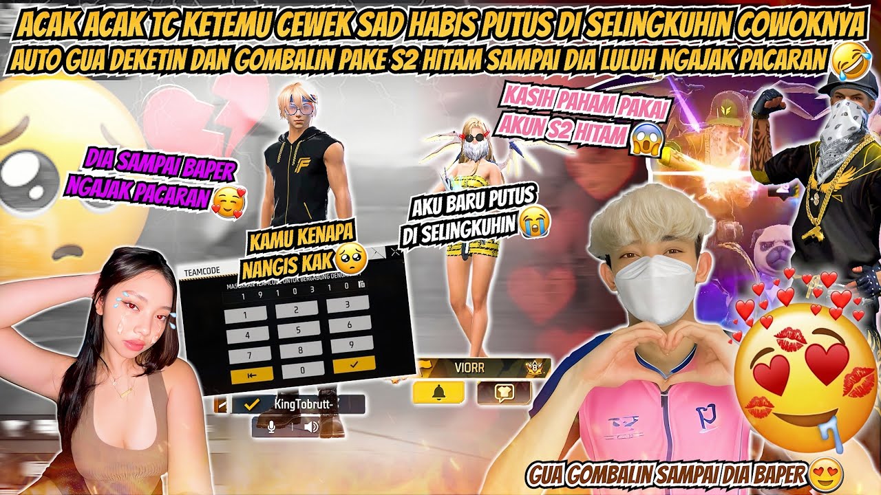 ACAK ACAK TC KETEMU CEWEK SAD HABIS PUTUS DI SELINGKUHIN AUTO GUA DEKETIN DAN GOMBALIN SAMPAI BAPER🤣