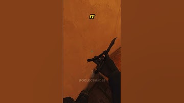 WINDOW ONE WAY SMOKE ON MIRAGE #shorts #cs2