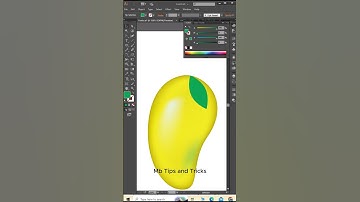 3D Mango Design in Adobe Illustrator