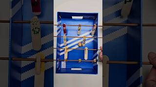 Shoebox Foosball Game #Foosball #DIY #Craft #Adidas #아디다스 #신발박스 #축구게임