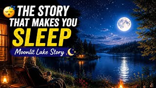 Sleep Story for Adults | A Peaceful Night by the Moonlit Lake | Deep Sleep Bedtime Story