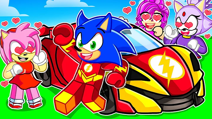 Rizzing Girls with FLASH'S NEW $50,000,000 Car in Roblox Driving Empire!