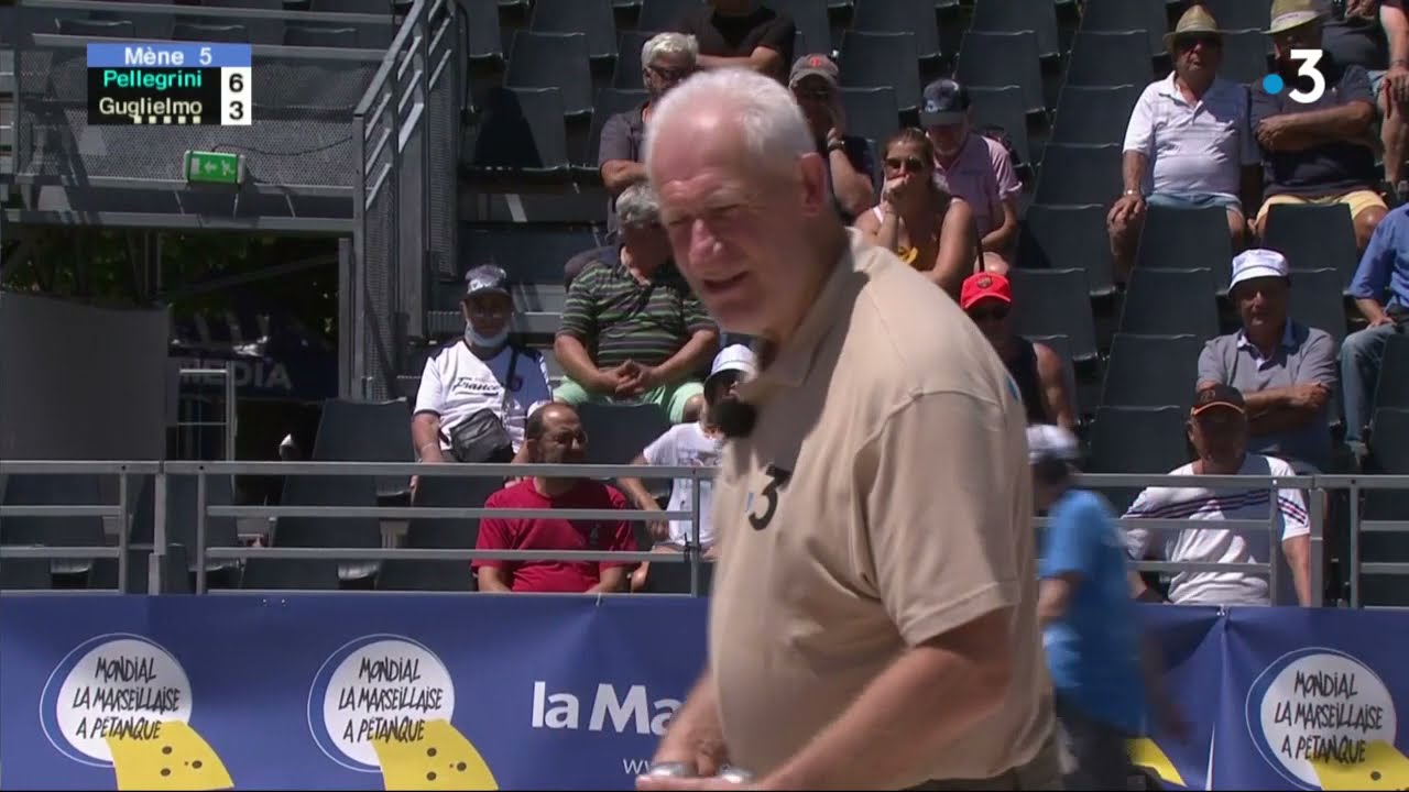 Miniature : Mondial LA Marseillaise à pétanque : 5e tour Guglielmo contre Pellegrini, le résumé