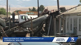 King City fire destroys structures and vehicles, cause under investigation