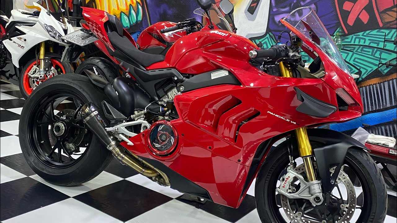 A PEÇA QUE FALTAVA NA DUCATI V4S INSTALADA