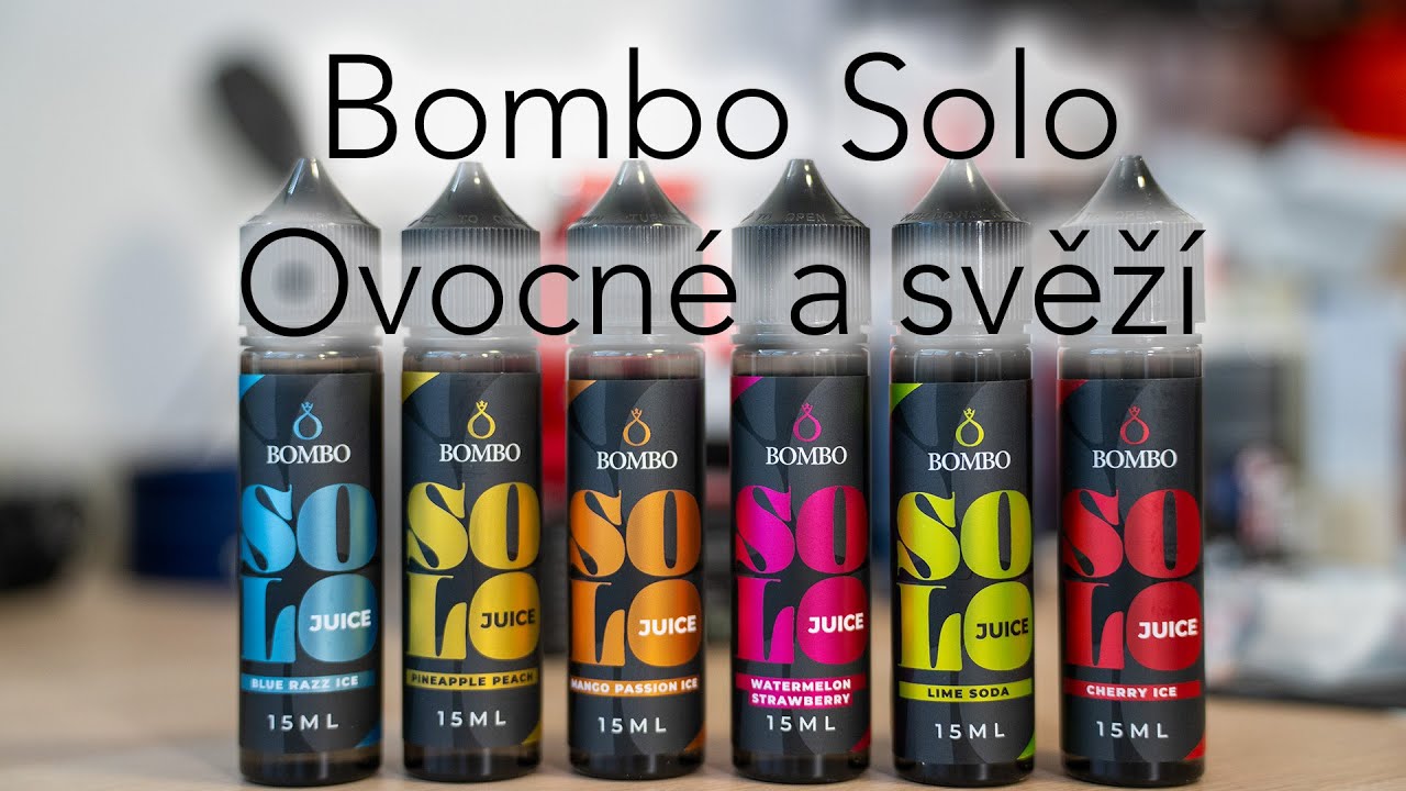 Bombo Solo - ovocné a chladivé pecky 🤩. Ta třešeň mě opravdu baví 🍒