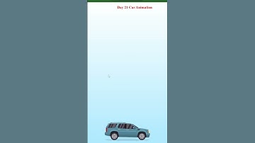 Car Animation  #justriseacademy #coding #trending