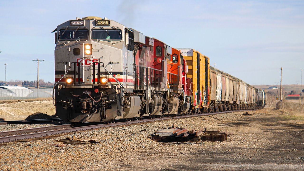 KCS 4859 South CPKC 419 (Mixed) CP Aldersyde Sub Aldersyde, Alberta