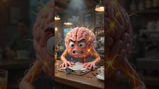 Brain vs Heart: Ep 1 | Your brain pulling a false alarm over an espresso ☕️ #shorts