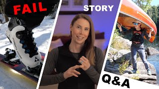 MY FAILED ATTEMPT AT... (STORY, Q&amp;A, CAMPING GEAR THOUGHTS)