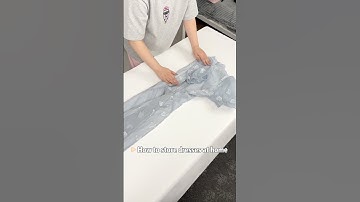 How to Fold Your Dresses Like a Pro Without Losing Your Mind! 😅