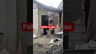 palitada sa labas #buhayconstruction #uragon0fficialvlog #construction #remixmusic