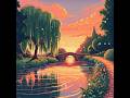 riverside walk at sunset 🌅 lofi hip hop ~ beats to relax & unwind to | pixel art bgm