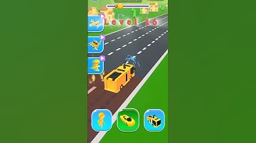 game level 16 Shape-shifting Funny Race Gameplay new hyper casual games #shorts #game