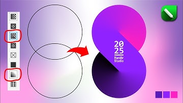 Fastest Way To Make This SMOOTH GRADIENT DESIGN In CorelDRAW