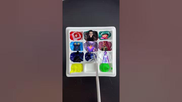 K Pop Demon Hunters 🎨 Mixing Colors RUMI MIRA ZOEY SAJA BOYS 43