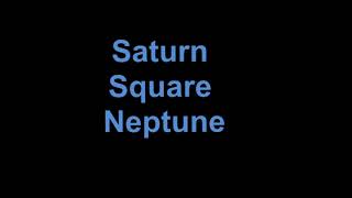 secret of | Saturn Square Neptune #astrologyforecast #science #astrologypredictions
