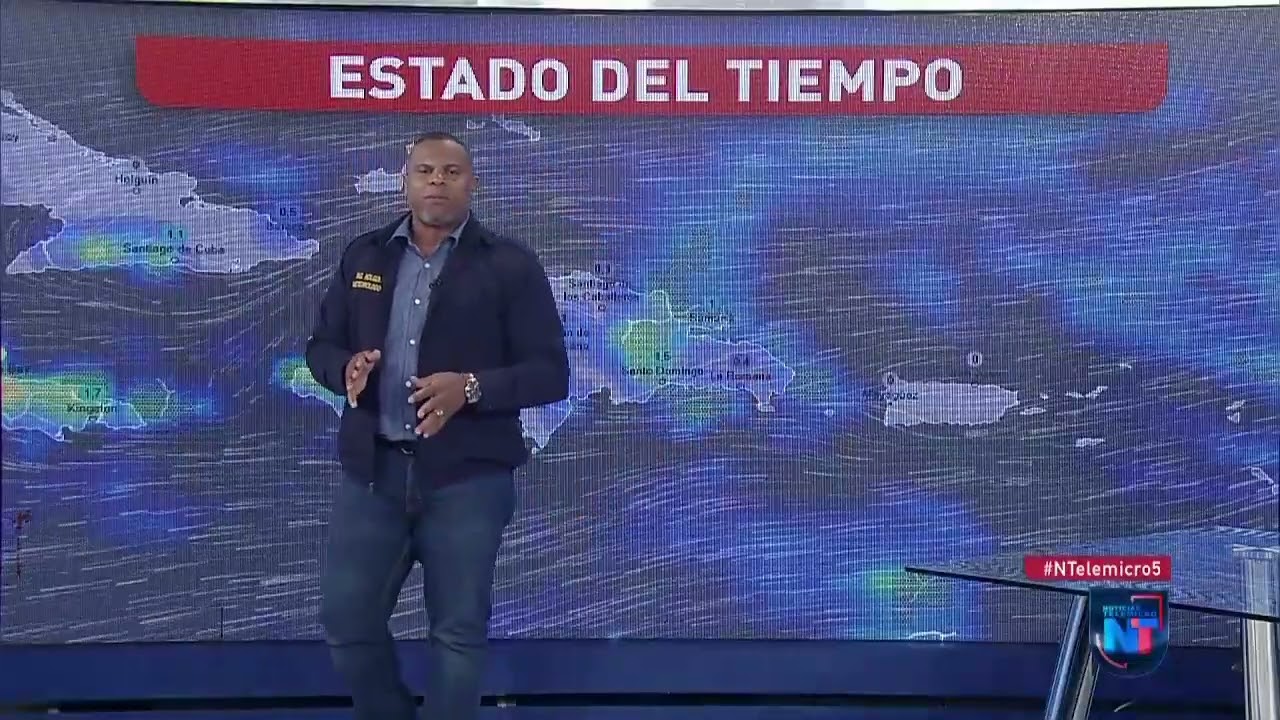 Aguaceros afectan gran parte de la República Dominicana y continuarán durante el fin de semana