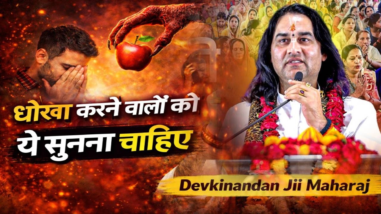 धोखा करने वालों को ये सुनना चाहिए | Devkinandan Ji Maharaj