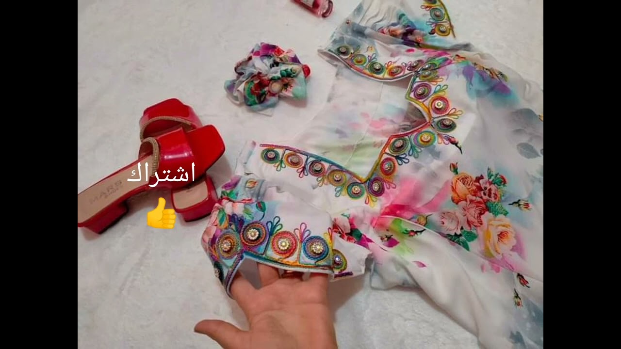 جديد قنادر االطرز بالألوان للمناسبات والعيد 2023    @AylaAlturk   #algeria #العيد #اعراس_الجزائر