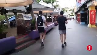 Ang moh not happy when told to wear mask at Clarke Quay