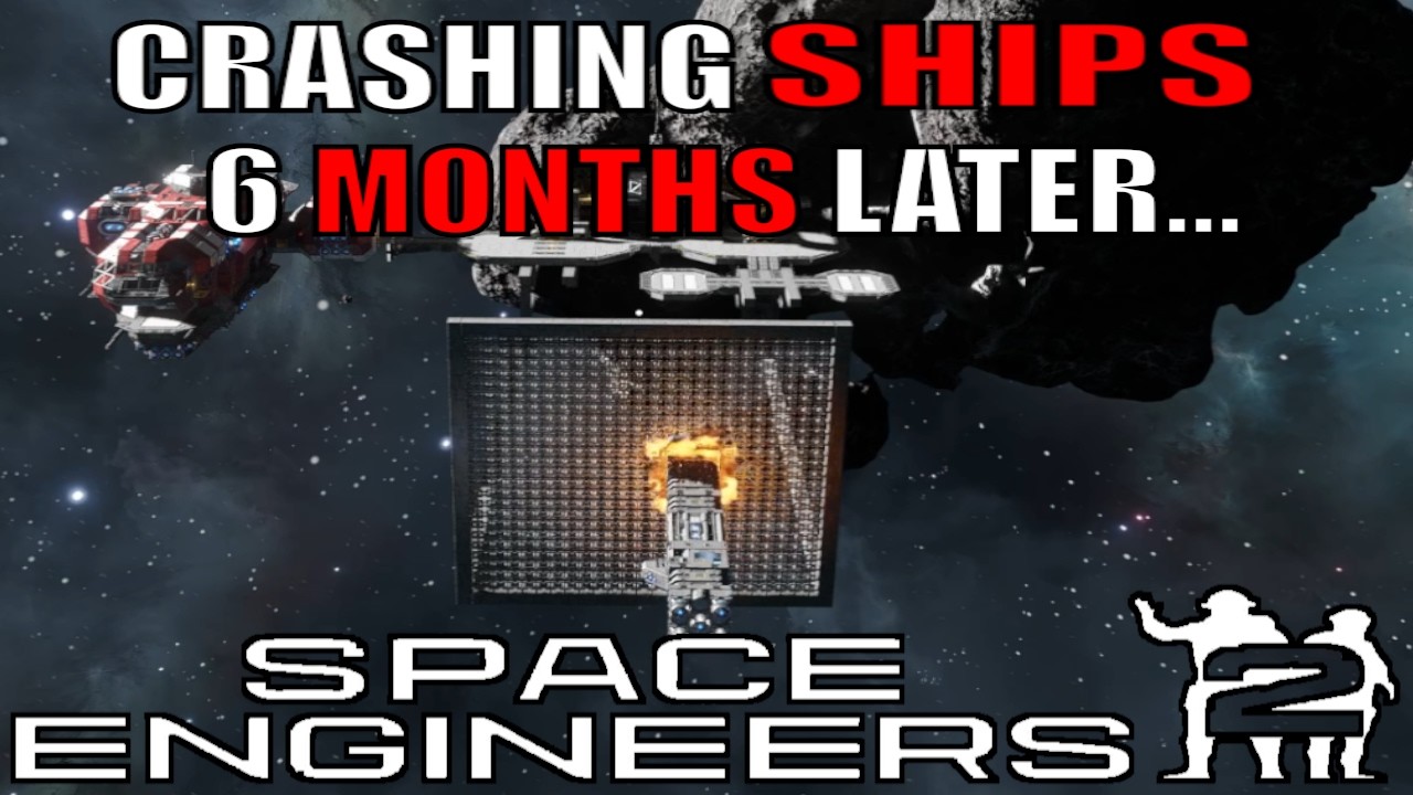 Crashing Ships 6 Months Later in Space Engineers 2