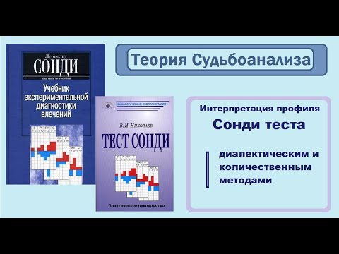 Интерпретация теста Сонди