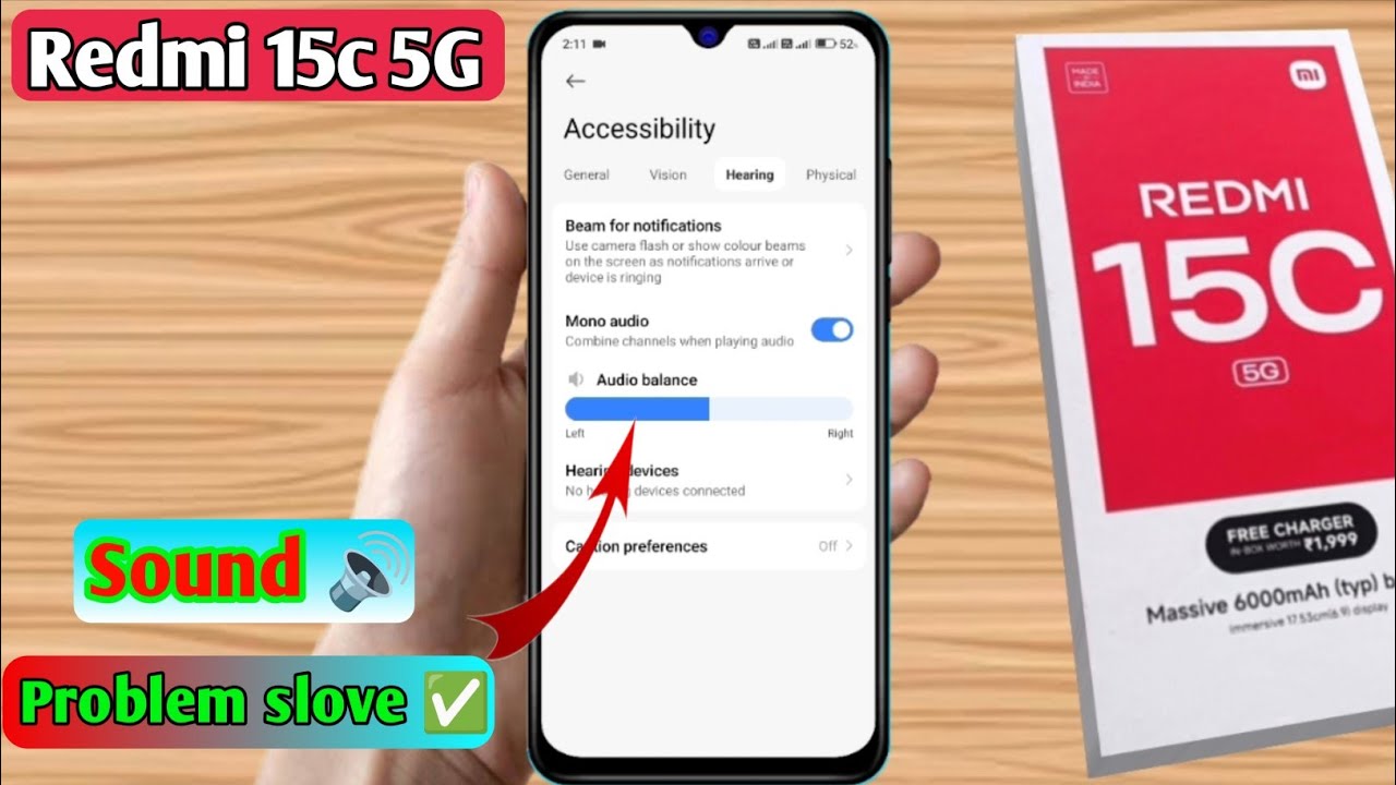 redmi 15c 5g volume kaise badhaye, redmi 15c 5g sound problem, redmi 15c 5g sound setting