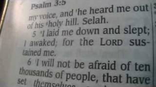 Psalm 3 King James Holy Bible