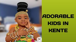 CUTE KENTE STYLES FOR KIDS | GHANA FASHION 🇬🇭 | screenshot 5