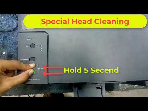 How To Special Head Cleaning DCP T220 Or DCP T420W